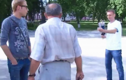 Нападение на журналистов в Шостке возле завода Импульс (ВИДЕО)