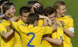 Юношеская сборная Украины обыграла Россию