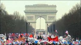Во Франции продолжаются акции протеста против однополых браков