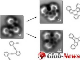 Впервые учёные визуально наблюдали молекулу с разрешением в один атом