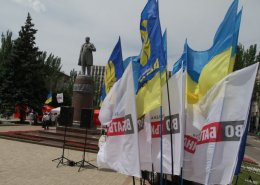 Зачем нужна была акция «Вставай, Украина!» в Донецке