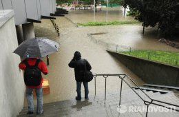 Центр Праги ушел под воду (ВИДЕО)