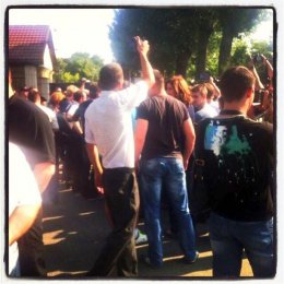 Журналистов не пустили в Межигорье даже в их профессиональный праздник (ФОТО)