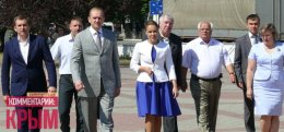 Наталью Королевскую в Крыму целовали инвалиды (ФОТО)