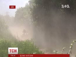 В Киеве прошли кросс-кантри гонки на квадроциклах (ВИДЕО)
