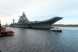 Россия начала испытания индийского авианосца