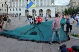 Участники Врадиевского шествия намерены продолжить свою акцию на Майдане