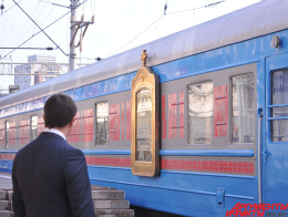 Патриарх Кирилл прибудет в Киев на спецпоезде с отдельным вагоном-храмом