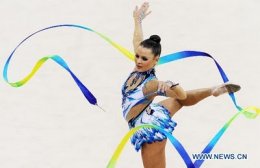 В Киеве впервые стартовал чемпионат мира по художественной гимнастике