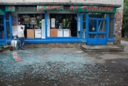 Взрыв газа разнес магазин во Львове (ВИДЕО)