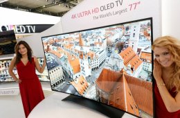 LG представила 77-дюймовый изогнутый ULTRA HD OLED телевизор (ФОТО)