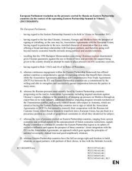 Европа дала по рукам Путину резолюцией (ДОКУМЕНТ)