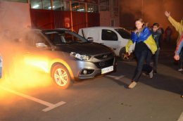 Как украинские болельщики за сборную болели (ФОТО)