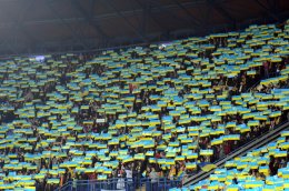 Как украинские болельщики за сборную болели (ФОТО)