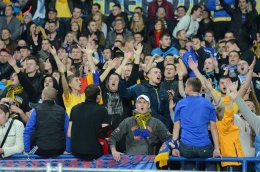 Как украинские болельщики за сборную болели (ФОТО)