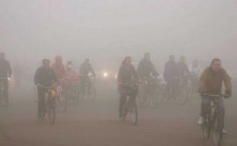 Из-за сильного смога в Китае объявлен красный уровень опасности