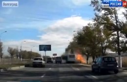Взрыв автобуса в Волгограде (ВИДЕО)