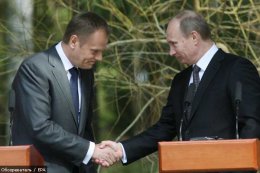 Гибель Качинского и польской элиты не сильно огорчила Путина и Туска? (ФОТО)