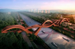 Необычный «узловатый» мост собираются построить в Китае (ФОТО)