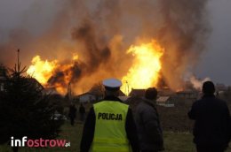 В польском селе Янкув-Пшигодки взорвался газопровод высокого давления (ВИДЕО)