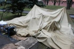 Суд запретил палаточный городок во Львове