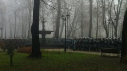 «Беркут» находится в боевой готовности под стенами Кабмина