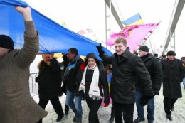Студенты отправились организованной колонной на Майдан