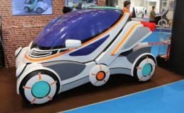 Складывающийся автомобиль Hiriko «получил макияж» в стиле Gundam