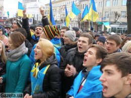 "Зека - на нары, тогда пойду на пары", - Винница собрала 5 тысяч студентов (ФОТО)