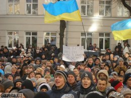 "Зека - на нары, тогда пойду на пары", - Винница собрала 5 тысяч студентов (ФОТО)