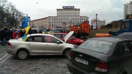 Милиция грозит уголовной статьей митингующим, которые перекрывают движение