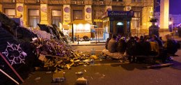 "Киевзеленстрой" подсчитывает убытки от Евромайдана в Киеве