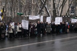 В Киеве сегодня прошел Крестный ход против евроинтеграции (ФОТО)