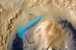 Американский марсоход Curiosity обнаружил на Марсе следы древнего озера