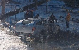 Народному депутату от ВО «Свобода» Игорю Швайке сожгли автомобиль (ФОТО)