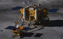 Китайцы успешно высадили на Луне свой луноход «Нефритовый заяц» (ФОТО+ВИДЕО)
