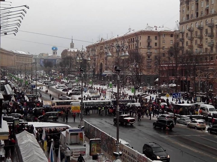 Активисты Евромайдана объявляют начало операции "Автоколлапс"