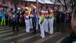 В Самаре во время передачи эстафеты олимпийского огня произошло ЧП (ВИДЕО)