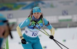 Пидгрушная - бронзовый призер в спринте. Оберхоф-2014 (ВИДЕО)