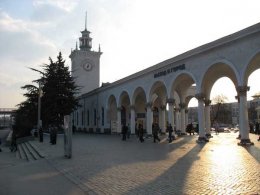 В столице Крыма "минировали" электричку