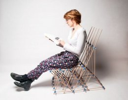 Французский дизайнер создал стул без единого гвоздя и капли клея (ФОТО)