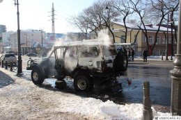 В Киеве взорвался внедорожник (ВИДЕО)