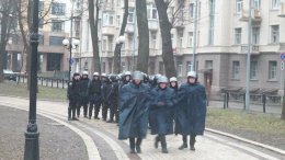 В Мариинском парке собираются "титушки" (ФОТО)