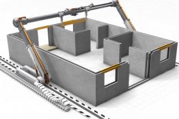 Гигантский 3D принтер может построить дом в течение суток (ВИДЕО)