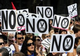 Беспорядки в Испании (ВИДЕО)