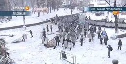 Около 8 утра "Беркут" начал зачистку на улице Грушевского