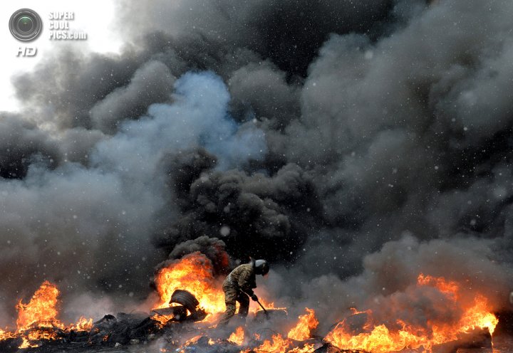 Точка кипения или Ожесточённая Соборность. Хроника Евромайдана (ФОТО)