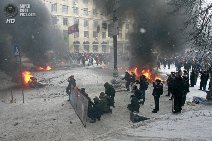 Точка кипения или Ожесточённая Соборность. Хроника Евромайдана (ФОТО)