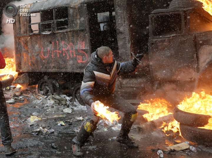 Точка кипения или Ожесточённая Соборность. Хроника Евромайдана (ФОТО)