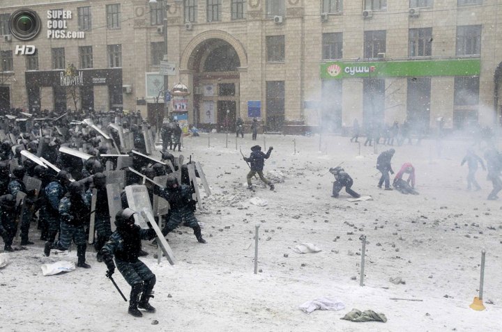 Точка кипения или Ожесточённая Соборность. Хроника Евромайдана (ФОТО)